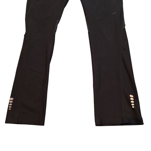Nike Dri-Fit straight leg running pants stretchy drawstring reflective workout - Picture 3 of 5